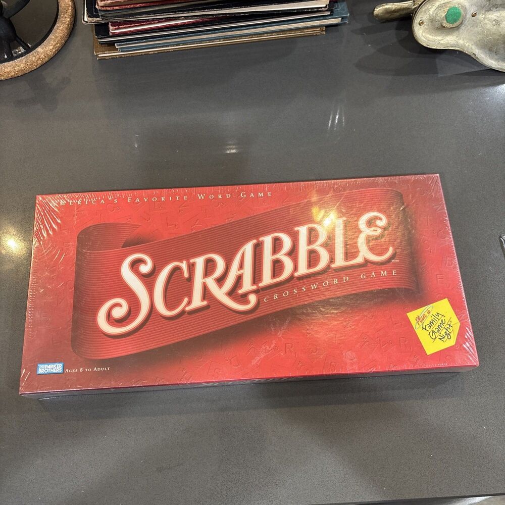Vintage Scrabble - 2001 Edition - New & Sealed - Milton Bradley Board Game
